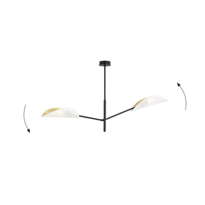 Lampa sufitowa  VENE 2 WHITE/GOLD
