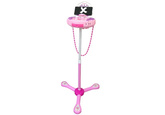 Szkatułka z Pozytywką na Statywie Mikrofon Głośnik Różowa