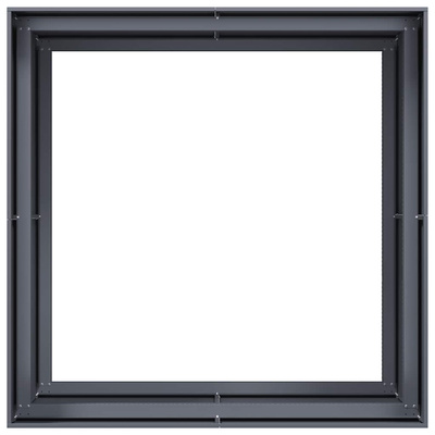 Doniczka Antracyt 100x100x80 cm Stal