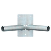 Uchwyt na maszt flagowy Srebrny 11,5 x 7,5 x 0,2 cm Stal