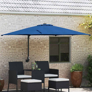 Parasolka ogrodowa 248,5 x 247,5 x 160 cm Poliester i Stal