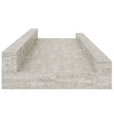vidaXL Półki ścienne, 2 szt., szarość betonu, 40x9x3 cm