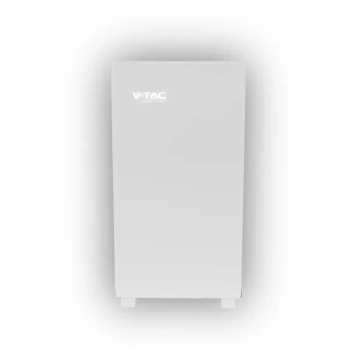 Magazyn Bank Energii V-TAC Biały Szklany Front 16.07kWh 314Ah/51.2V LiFePO4 BMS VT-16076W 10 Lat Gwarancji