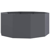 Donica Antracyt 120 x 120 x 50 cm Stal