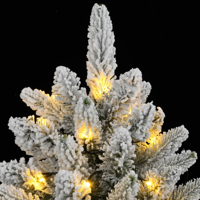 Sztuczna choinka, ośnieżona, 300 lampek LED, 240 cm