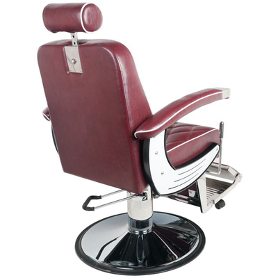 Gabbiano fotel barberski Imperial bordowy 112451