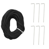 vidaXL Choinka z lampek, z kołkami, 220 zimnych białych LED, 180 cm