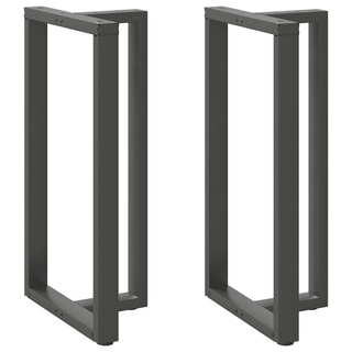 Nogi do stołu barowego w kształcie litery T 2 szt. Antracyt 60x35x(110-111) cm Stal