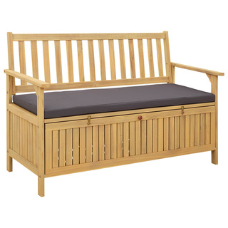 Ławka z miejscem do przechowywania 2 -Seater 120 x 63 x 84 cm