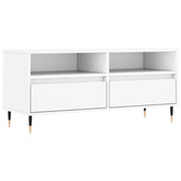 vidaXL Szafka pod TV, biała, 100x34,5x44,5 cm, materiał drewnopochodny