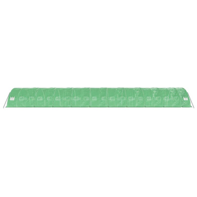 Szklarnia ze stalową ramą, zielona, 100 m?, 20x5x2,3 m