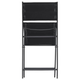 vidaXL Składane krzesła ogrodowe, 2 szt., stal i textilene