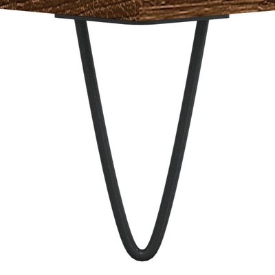 vidaXL Szafka pod TV, brązowy dąb, 102x36x50 cm