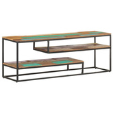 vidaXL Szafka pod TV, 130 x 30 x 45 cm, lite drewno z odzysku
