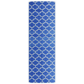 vidaXL Dywan zewnętrzny, niebieski, 80x250 cm, PP