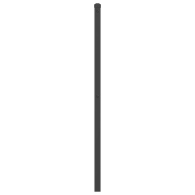 Metalowe wymienne wezgłowie, czarne, 200 cm