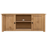 vidaXL Szafka pod TV, 120x40x50 cm, lita sosna, seria Panama