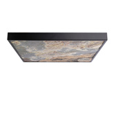 Luxan Lampa sufitowa 59x59 czarny 90w led 4000k led s. white