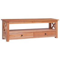 vidaXL Szafka pod TV, 115x30x40 cm, lite drewno mahoniowe