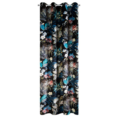 Zasłona Alani czarna 140x270