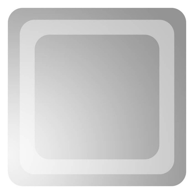 vidaXL Lustro łazienkowe z LED, 30x30 cm