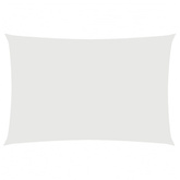 Żagiel ogrodowy z tkaniny Oxford, prostokątny, 2x4 m, biały