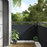 Parawan balkonowy z tkaniny oxford 90x400 cm antracyt