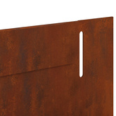 Krawężnik do trawnika 30 szt. 102 x 4 x 4 cm Stal Rdzawy