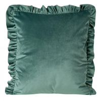 Poszewka Velvet ciemnomiętowa 45x45