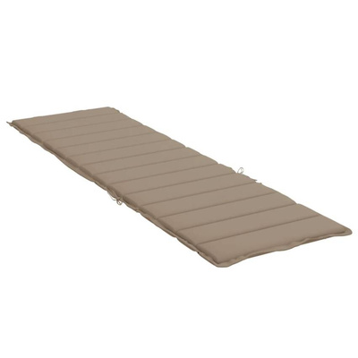 vidaXL Poduszka na leżak, taupe, 200x50x3 cm, tkanina Oxford