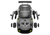 Klocki Konstrukcyjne Auto RC Rastar 1:18 Porsche 911 GT2 Szare 68 Elementów