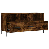 vidaXL Szafka pod TV, przydymiony dąb, 102x36x50 cm wariant 5