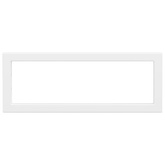 Wsporniki do półki pod umywalkę, 2 szt., białe, prostokątne