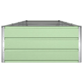 Donica Pastelowa Zieleń 385 x 100 x 45 cm Stal Galwanizowana