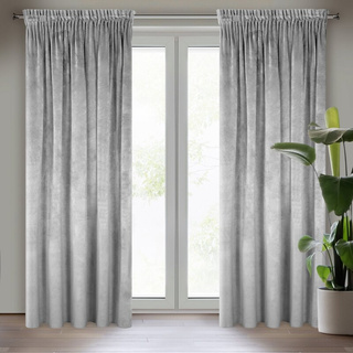 Zasłona Villa stalowa 140x270