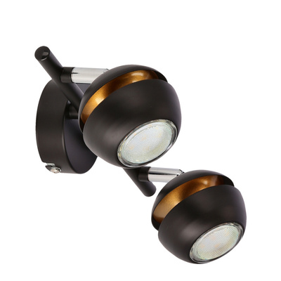 Boni listwa 2x3w gu10 led czarny