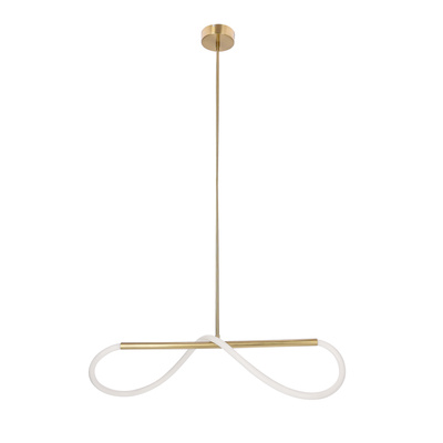 Lampa wisząca LED podłużna SUPREME 80 cm 3000K - designerska lampa nad stół