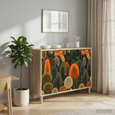 Bufet ZAANDAM Sonoma 102 x 33 x 75 cm Drewno inżynieryjne