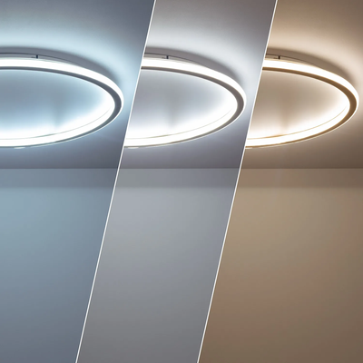 Plafon LED 36W Okragły Złoty CCT 3000K/4000K/6000K 50cm Abruzzo Angelo