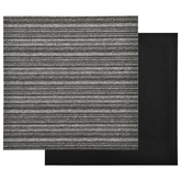 vidaXL Podłogowe płytki dywanowe, 20 szt., 5 m², 50x50 cm, szare pasy