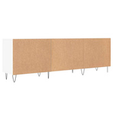 vidaXL Szafka pod TV, biała, 150x30x50 cm, materiał drewnopochodny wariant 8