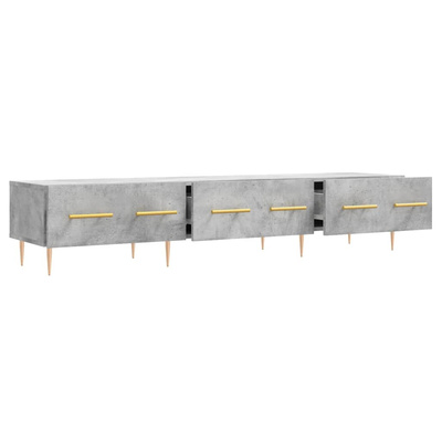 Szafka pod TV, szarość betonu, 150x36x30 cm vidaXL