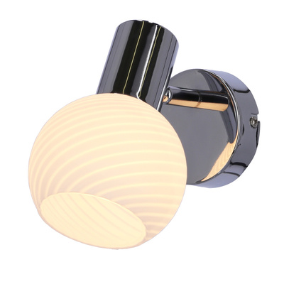 Lampa ścienna kinkiet 1X40W E14 chrom TURNO 91-94189