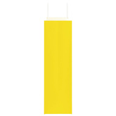 Torby papierowe 250 szt. z uchwytami żółte 54x15x49 cm