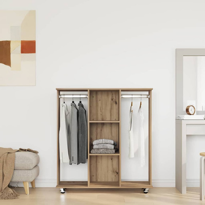 Garderoba dąb artisan 102 x 38 x 110 cm Materiał drewnopochodny