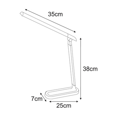 Lampka biurkowa K-MT-206 RÓŻOWY z serii NIKO