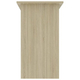vidaXL Biurko, dąb sonoma, 80x45x74 cm, materiał drewnopochodny