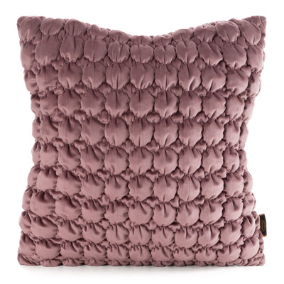 Poszewka Velvet pudrowa 45x45