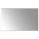 vidaXL Lustro łazienkowe z LED, 80x50 cm