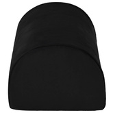 Poduszka na podnóżek Gładki Czarny 42 x 18 x 13 cm Pianka PU